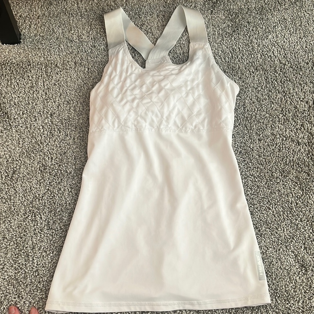 White tank top